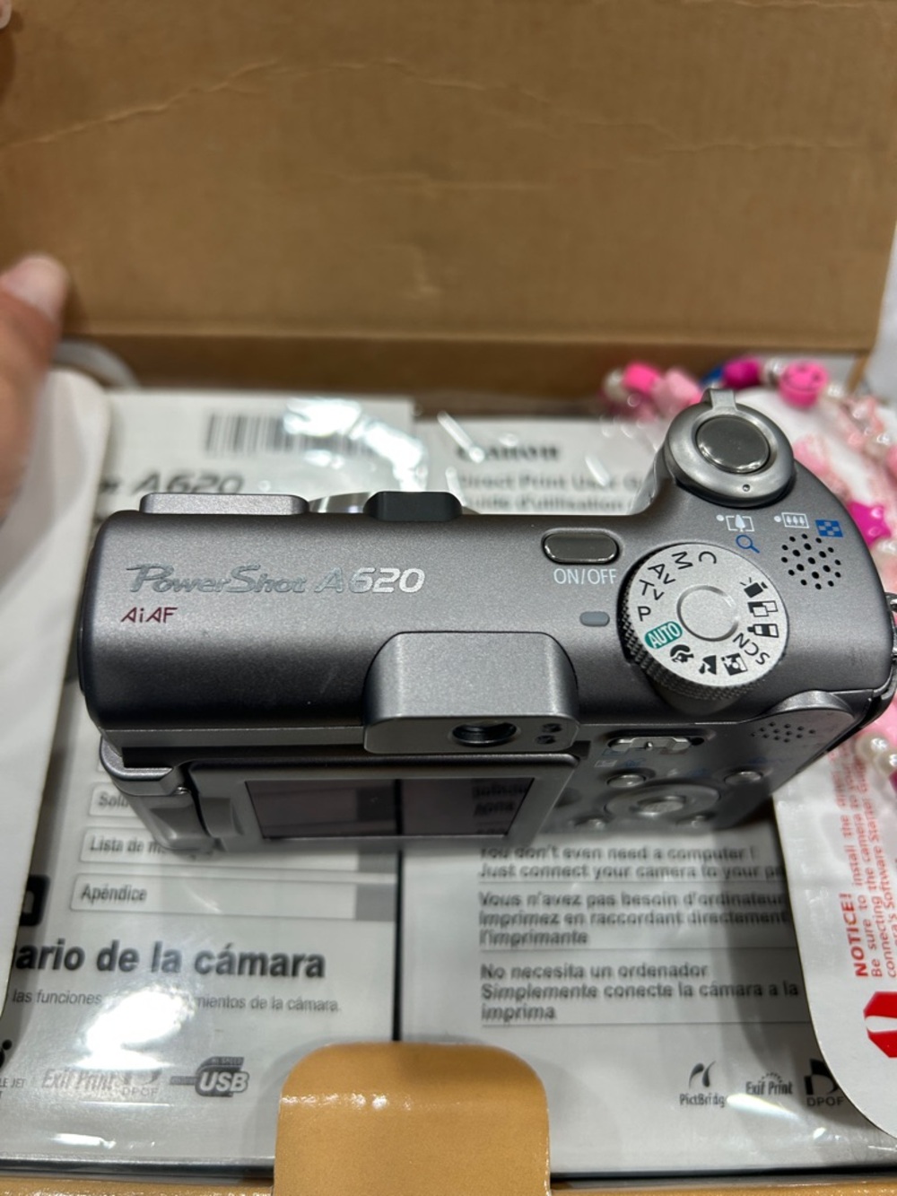 Canon PowerShot A620 Silver Compact Point-and-Shoot Camera